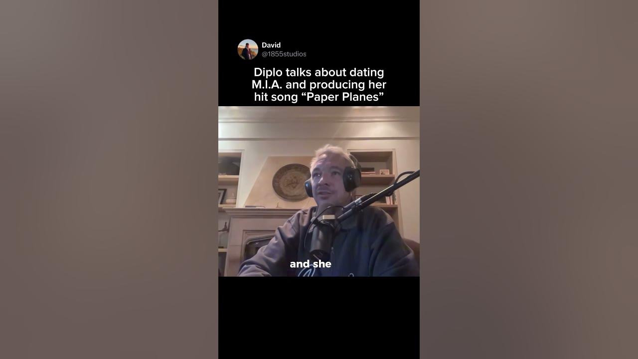 Diplo talks through his relationship with M.I.A. and producing her hit song “Paper Planes” #diplo