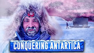 INSANITY! Man To Cross Antarctica On Foot While Pulling A 500 LB Sled!? Will He Survive?!