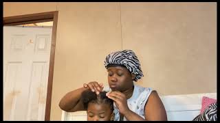 Toddler hair care | #toddlerroutine #toddlermom #toddlerhair #reels #video #subscribetomychannel