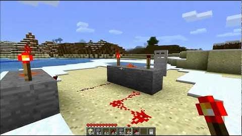 Minecraft - Simple Redstone Combination Lock Tutorial