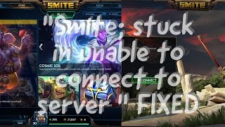 How to fix smite unable to connect to server