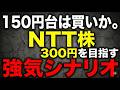 150円台は買いか。NTT株300円を目指す強気シナリオ