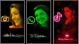 Neon Glowing Social Media Icons Photo Video Editing In Kinemaster | ColourFull Lyrics Video Editing screenshot 5