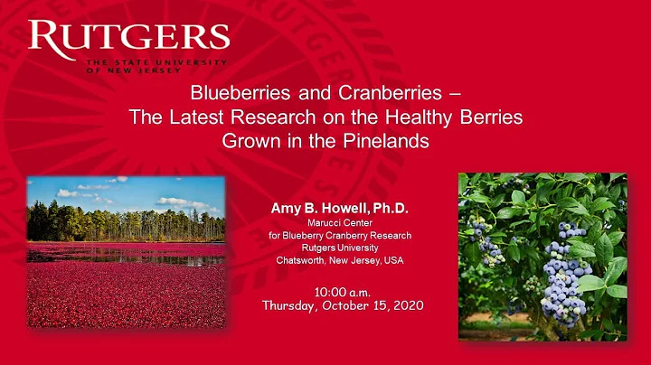 Amy Howell - Blueberries and Cranberries: The Late...