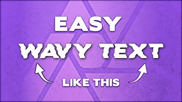 Easy WAVY Text using Affinity Designer/Photo