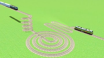 TRAIN SIMULATOR GOL CIRCLE TRACKS RUNNING TRACK RAILROAD RAILWORK BEANG DRIVE 