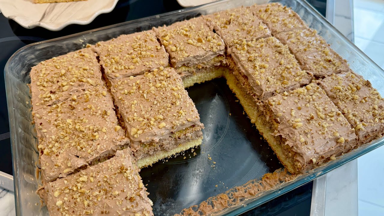 Торт, который оставит вас без слов 🤭 из 5 яиц и 100 гр. грецкие орехи 🔥