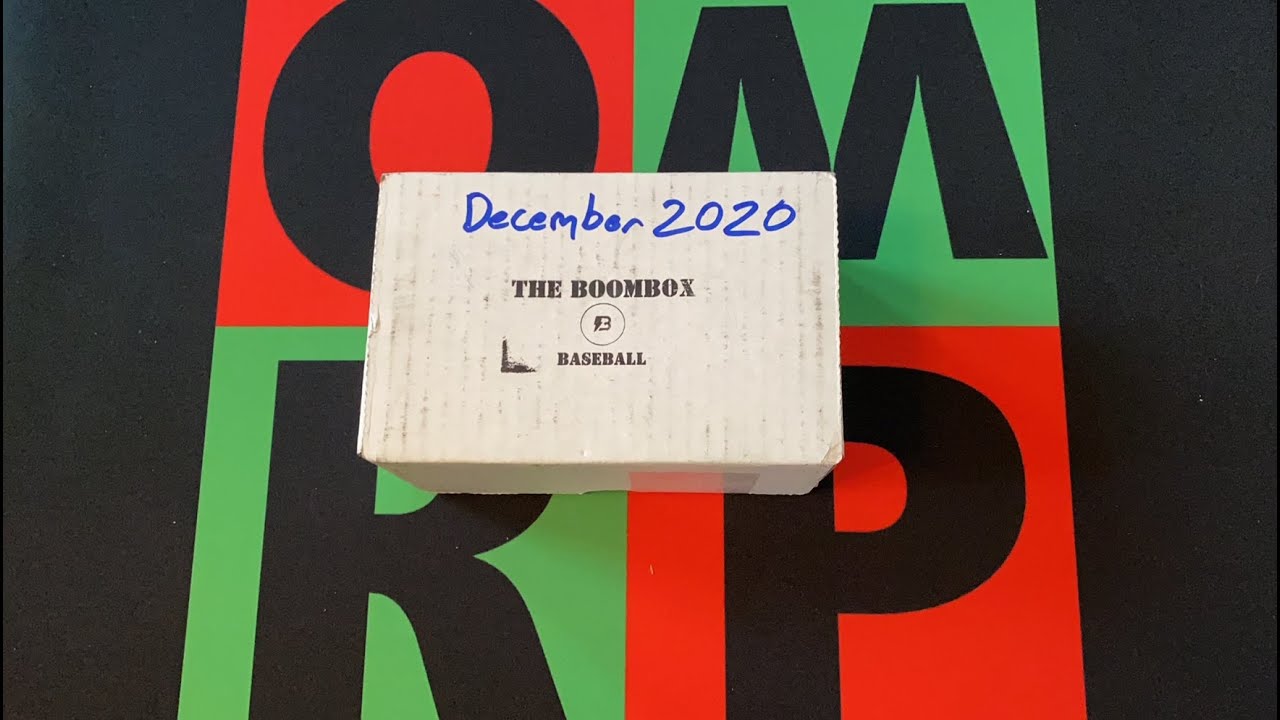The Boombox Baseball December 2020! Auto? Relic? ⚾