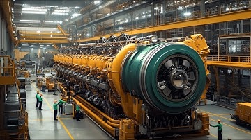 The Most Powerful and Giant Engines of All Time. A Journey into Steam, Diesel, and Gas Power History