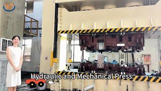 Hydraulic and Mechanical Press for automotive metal stamping tools tryout