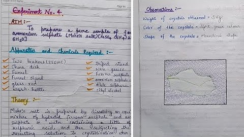 Chemistry Practical File For Class Xllth || Term-2 || CBSE || Latest Syllabus 2020-2021 || Chemistry