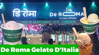 100% Natural Ice creams🍦Taste of Italy. De Roma Gelato D'Italia. Viman Nagar Kharadi Kothrud Pune.🍨