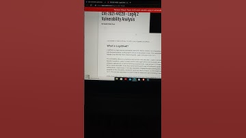 How to work Log4j vulnerability |short video