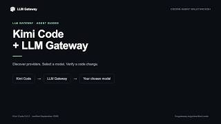 Full Use Kimi Code with LLM Gateway | Setup & Coding Demo Update