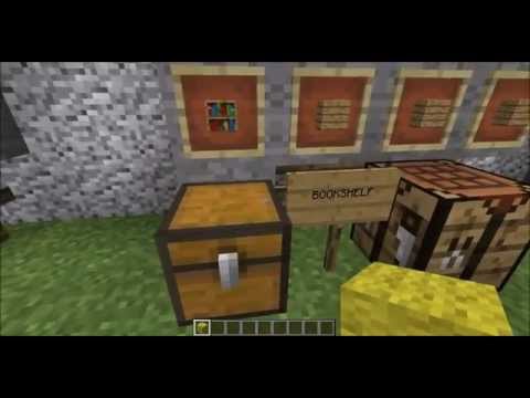 Mc How To Crafting Bookshelf Recipe Chapter 19 Youtube