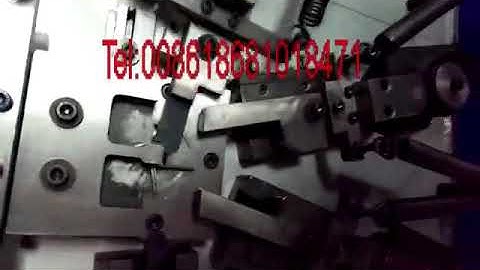 Mechanical strapping wire buckle making machine