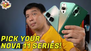 HUAWEI nova 11 Pro, nova 11, nova 11i - Masyadong Ginalingan Ni Huawei Dito! Which nova 11 Is For U?