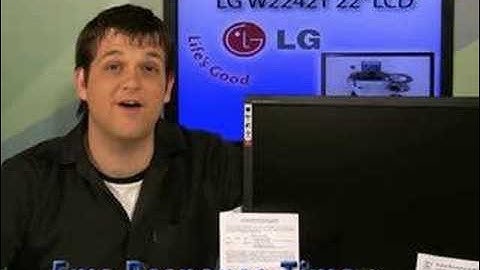 LG W2242T 22" LCD Monitor Overview - Sqizz.com