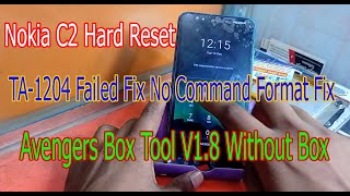 Nokia C2 Hard Reset TA-1204 Failed Fix No Command Format Fix