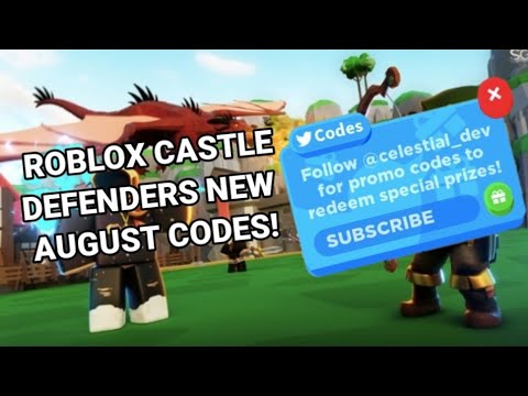 Castle Defenders Roblox Code - roblox castle defence twitter codes 2017 youtube
