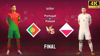 FIFA 23 - Portugal vs Poland | Ronaldo vs Lewandowski | Copa do Mundo Final Match [4K60]