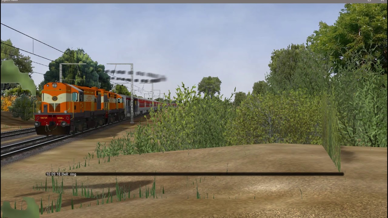 OPEN RAIL || 12720 HYB-JP EXPRESS {VIA AJMER} || ONE HOUR LATE RUNNING