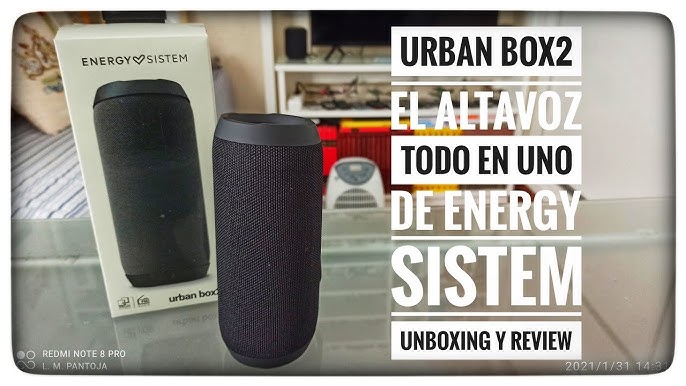 Energy Sistem Urban Box 2 Onyx Altavoz Bluetooth