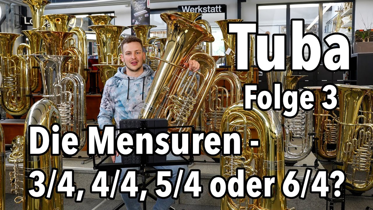 Die Tuba (3): Die Mensur - Klangbeispiele von Fabian Körner auf Tuben mit unterschiedlichen Mensuren