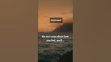 No one cares how you feel, until.. #shorts #psychologyfacts #viral