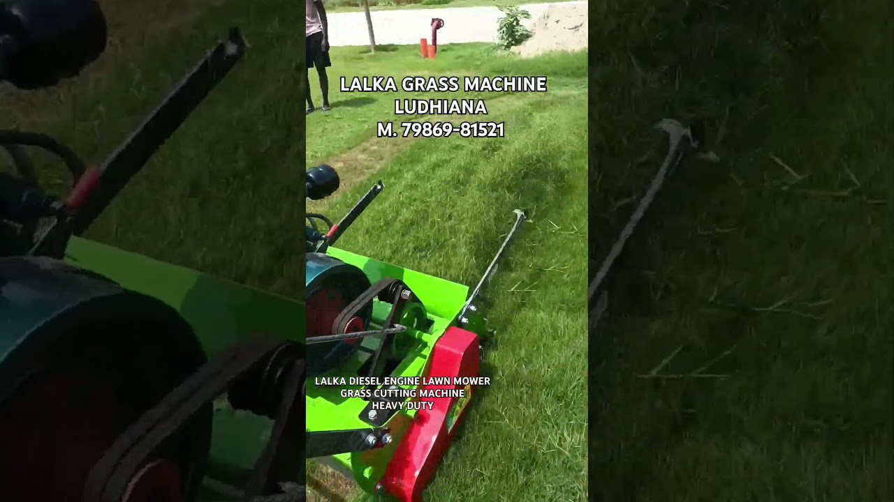 LALKA Diesel Engine Grass Cutting Machine | Diesel Lawn Mower | 