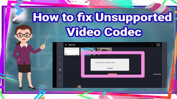 How to fix UNSUPPORTED VIDEO CODEC | Kine Master | Ate Jesh