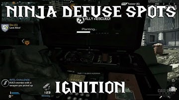 Ignition Ninja Defuse Spots | Call of Duty Ghosts Guide