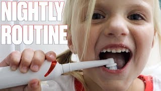 NIGHT TIME BRUSH YOUR TEETH ROUTINE WITH 11 CAVITIES | SCHOOL MORNING & NIGHT TEETH BRUSHING ROUTINE