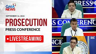 LIVE - House prosecution team press conference (Sept. 16, 2026) - Replay | GMA News