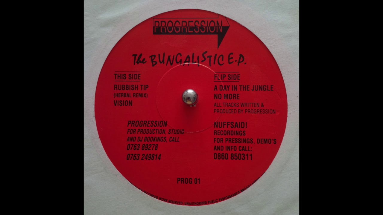 Progression "No More" The Bugalistic EP  PROG01