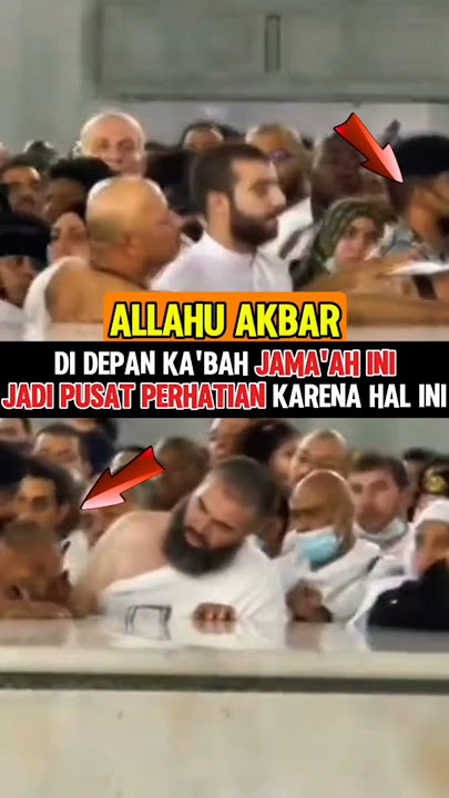 Allahu Akbar‼️Kejadian tak terduga di depan Ka'bah #allahuakbar #kakbah #muslim #islam