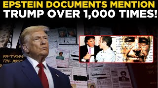 TRUMP EPSTEIN FILES LIVE | President Trump Named Over 1,000 Times In Unsealed Documents
