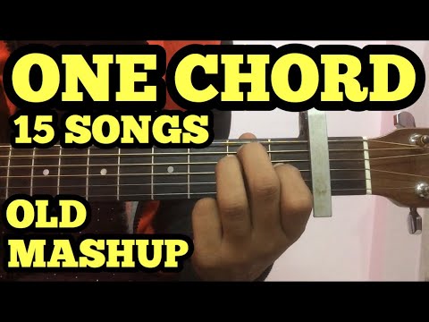 1 Chord 15 Guitar Songs MASHUP Lesson | Bollywood/Hindi Songs Mashup | One chord | Sidharth Salathia