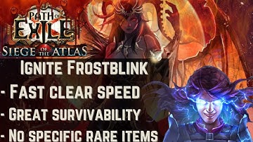 Path of Exile 3.19 - IGNITE FROSTBLINK BUILD - KALANDRA - POE 3.19