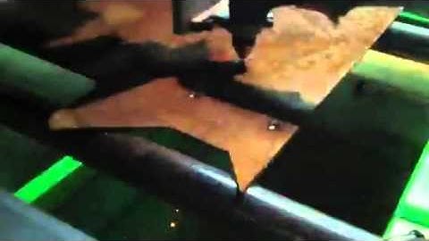 First part cut on DIY CNC Plasma Table running LinuxCNC