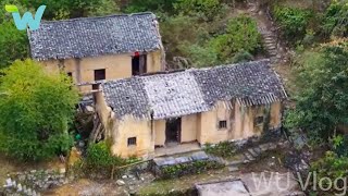 Leaving the city, the talented man renovates the garden and builds beautiful wooden houses