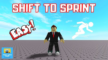 Press Shift to Sprint - Roblox Studio Tutorial