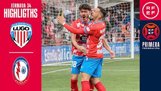 Resumen #PrimeraFederación | CD Lugo 3-1 CF Rayo Majadahonda | Jornada 34, Grupo 1