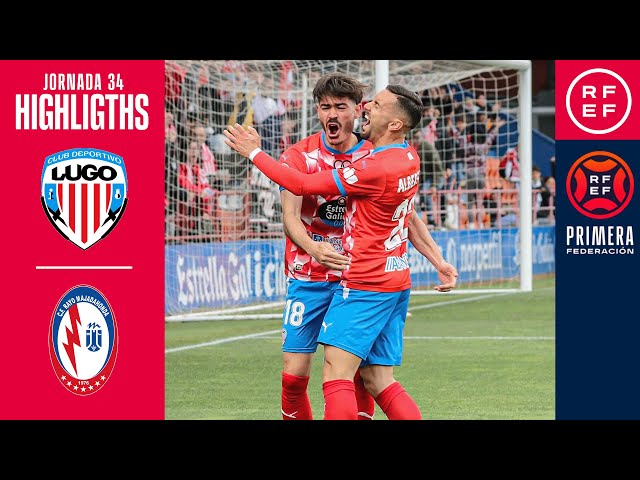 Resumen #PrimeraFederación | CD Lugo 3-1 CF Rayo Majadahonda | Jornada 34, Grupo 1