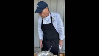 Chef Danny Smith cooks at The Growers Market in Georgetown South Carolina