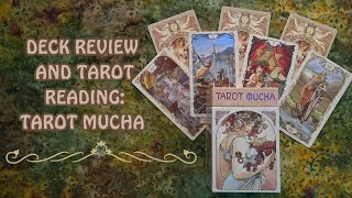 Deck Review and Tarot Reading: Tarot Mucha 🌹🏵