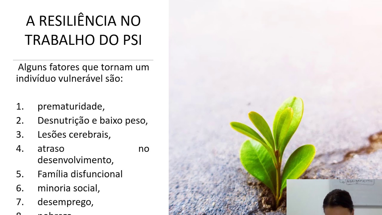 Aula Resiliencia no trabalho do Psi gravado