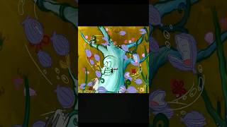 Squidward wanted a vacation freely ,but he became one with tree.#spongebob  #squidward #shorts