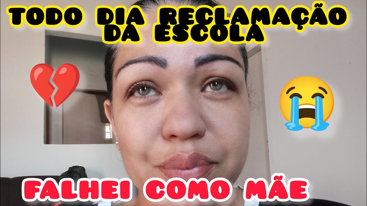 RECEBI OUTRA RECLAMAÇÃO DA ESCOLA /ME SINTO UMA PÉSSIMA MÃE 😞
