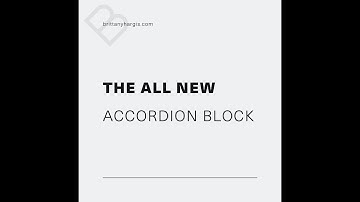 The Accordion Block: New Squarespace Feature